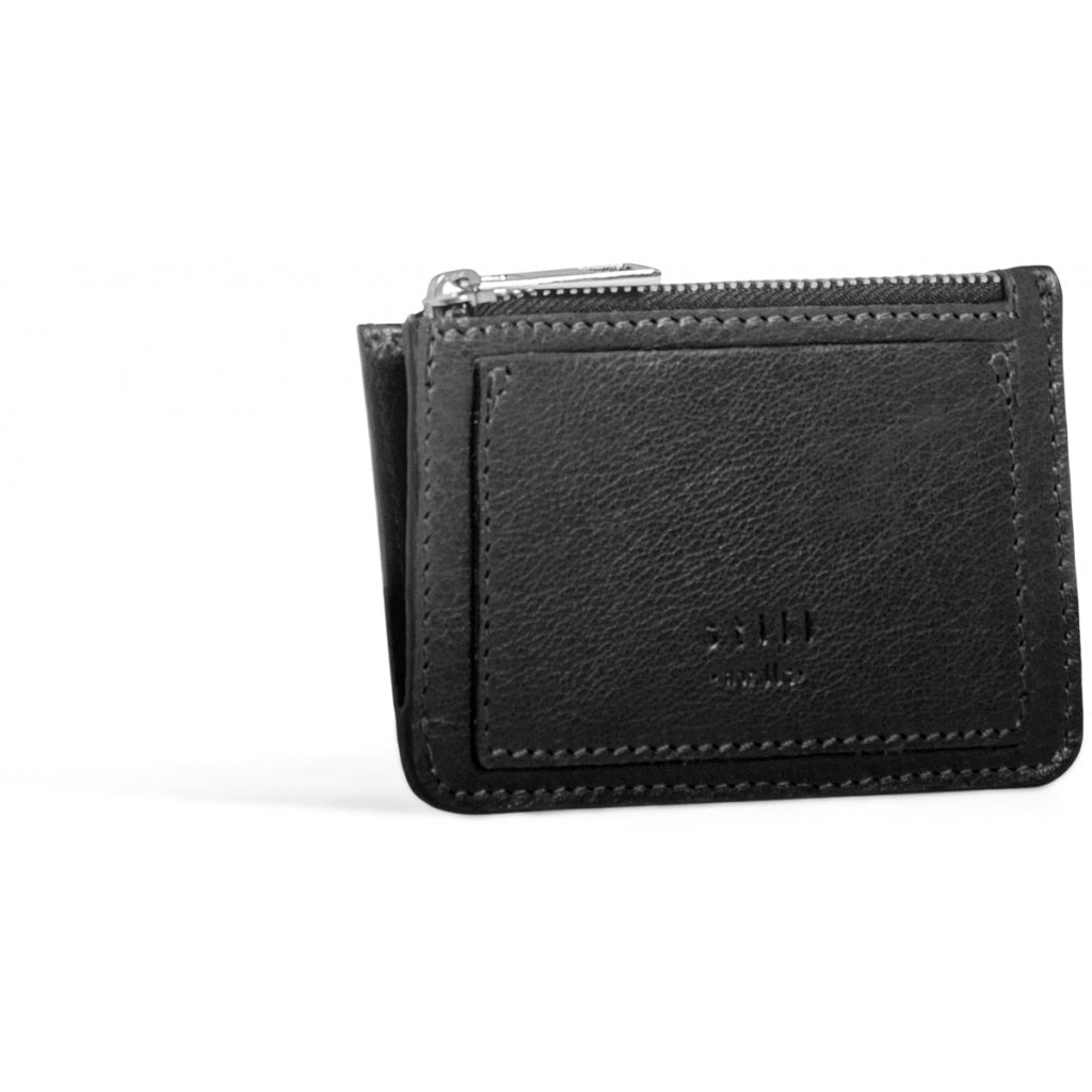 Still nordic // stillThunder Credit Card Holder w/zip - Black