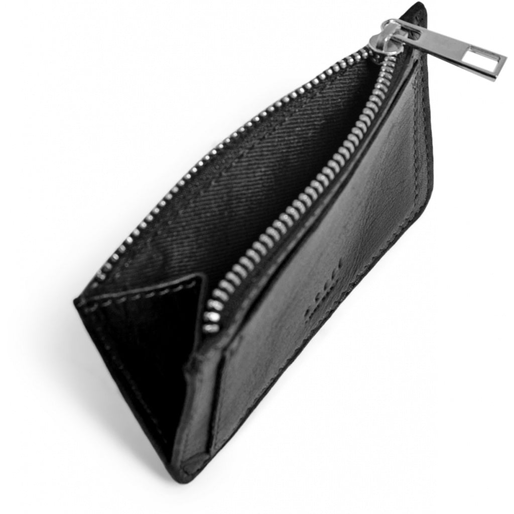 Still nordic // stillThunder Credit Card Holder w/zip - Black