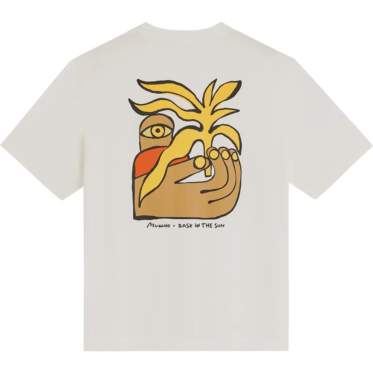 Bask in the sun // Plant Tee - Natural