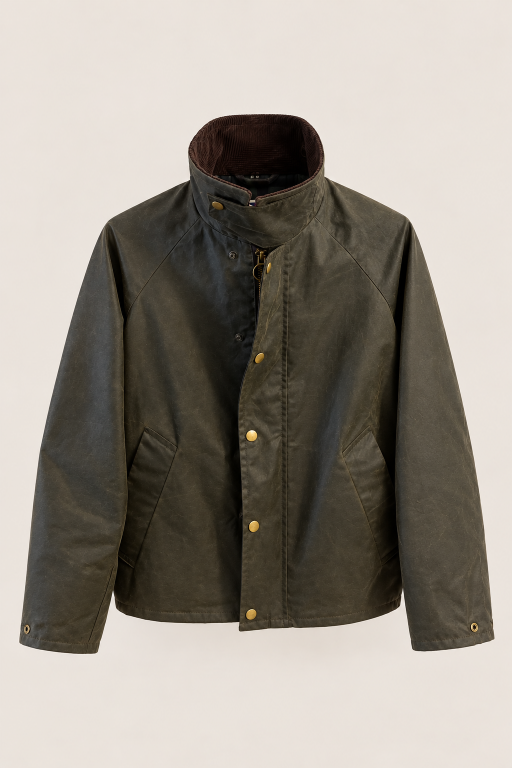 Beier & Vig unisex wax jacket // Oldbury Wax Olive