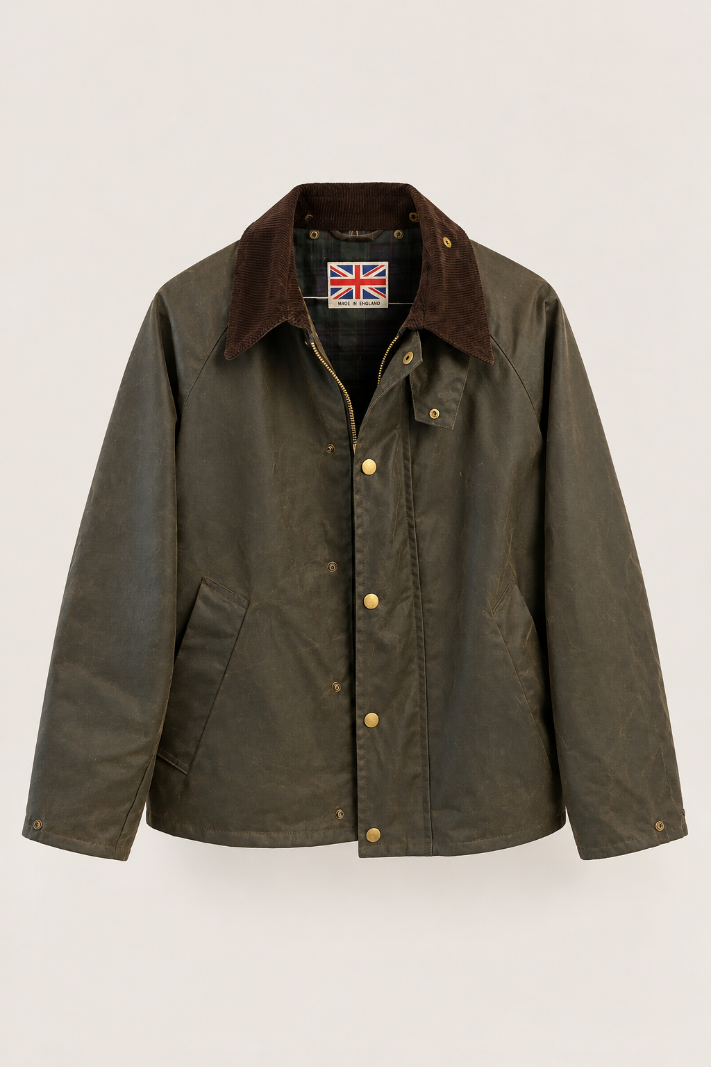 Beier & Vig unisex wax jacket // Oldbury Wax Olive