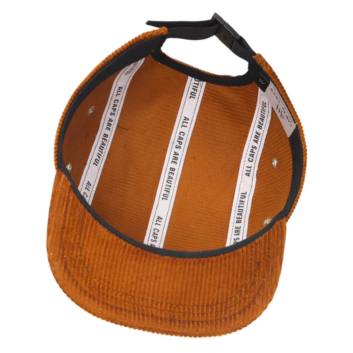 Captn-Crop - 5-PANEL CAP | Corduroy Bourbon