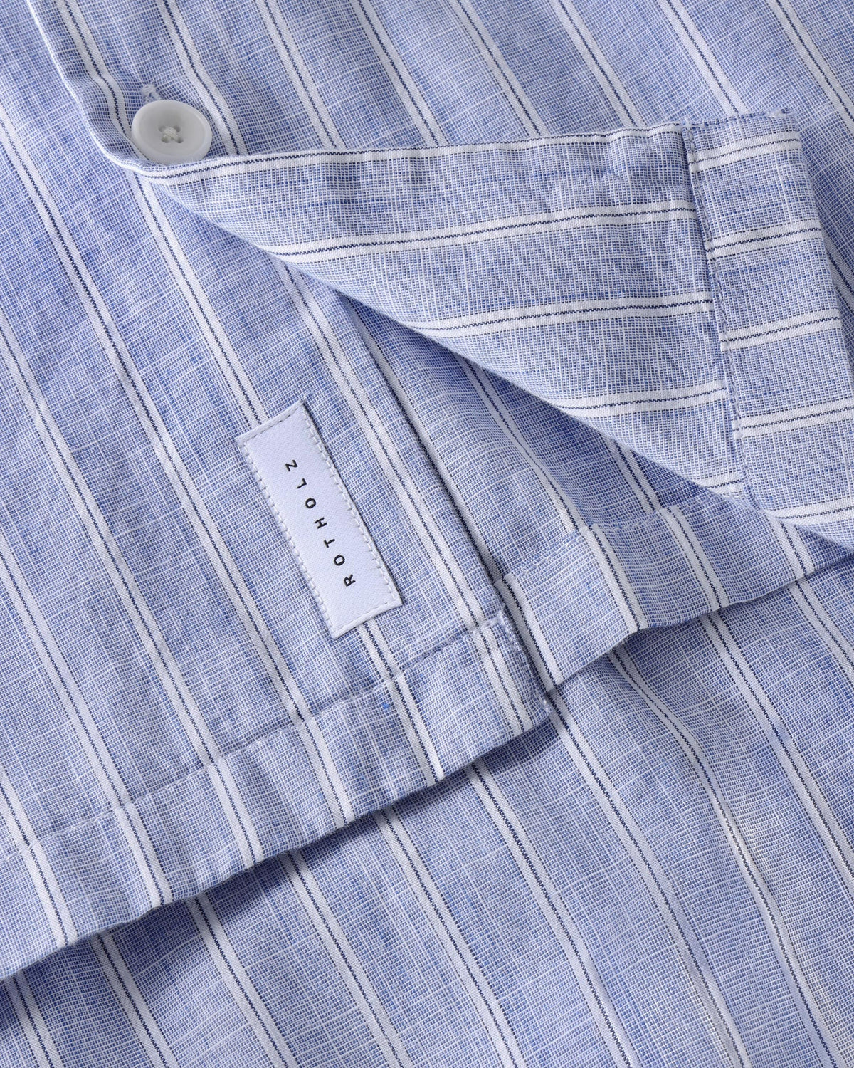 Rotholz // Bowling Shirt - Blue Stripe