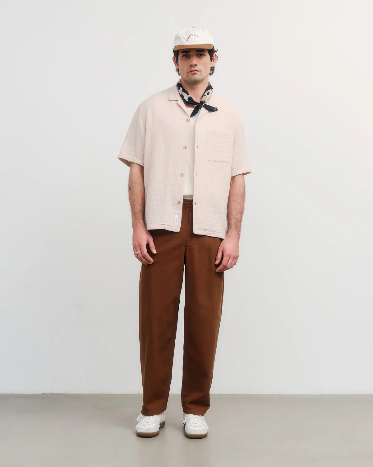 Rotholz // Bowling Shirt - Pale Grey