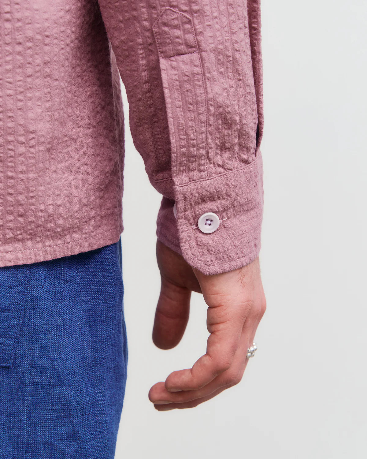 Rotholz // Casual Shirt - Stone Pink