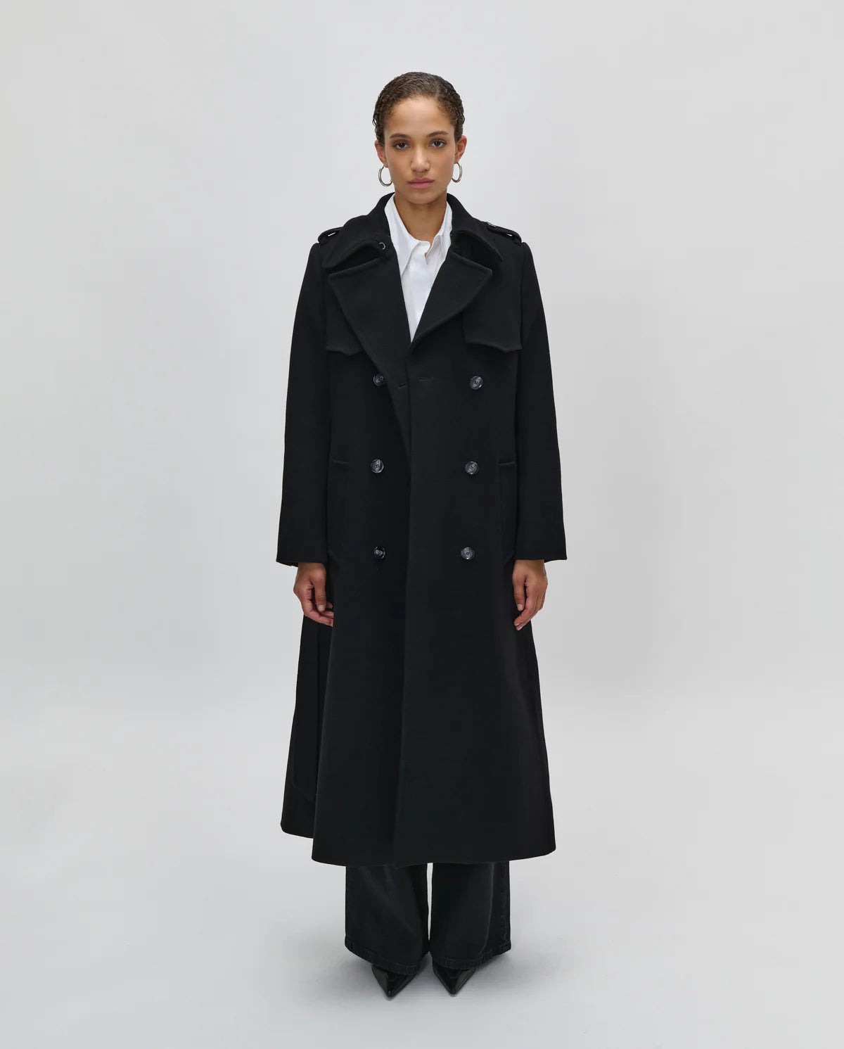 Ivy oak // CHARLOTTE ANN Coat - Black