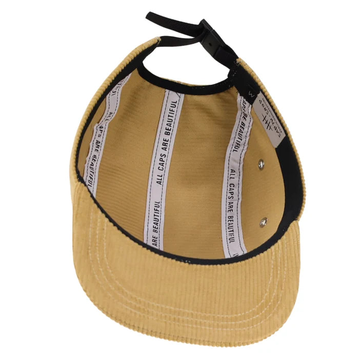 Captn-Crop - 5-PANEL CAP | Corduroy Ivory