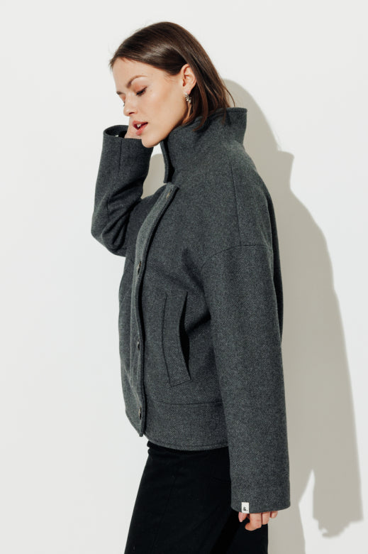 Trench & Coat //MABLY4 TT-A5AF //Anthracite -Charcoal grey