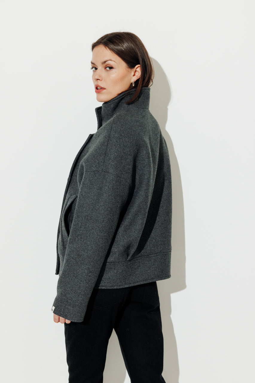 Trench & Coat //MABLY4 TT-A5AF //Anthracite -Charcoal grey