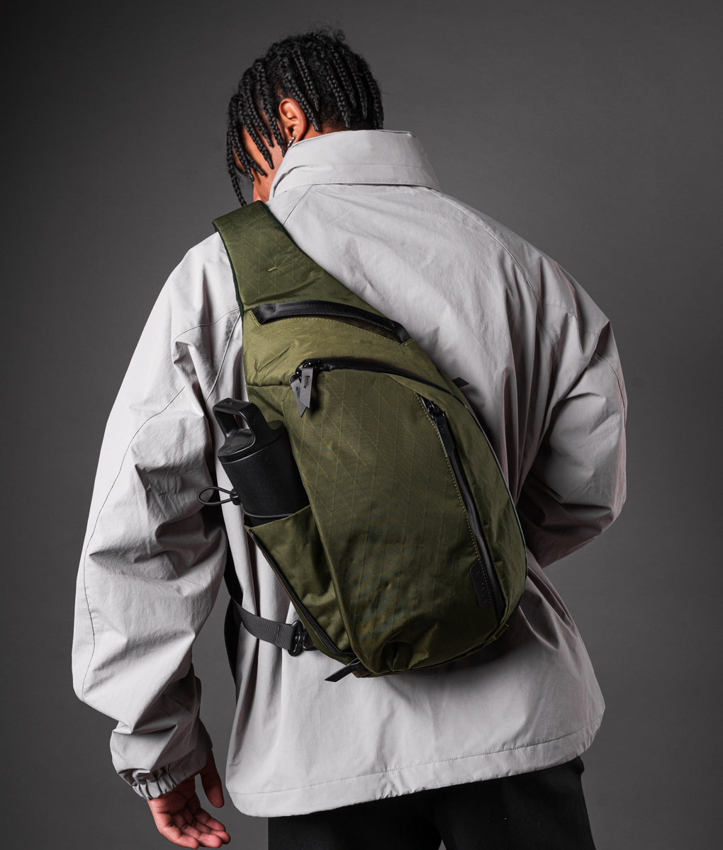 ALPAKA // Metro Crossbody - Left Shoulder - Olive Green X-Pac X42