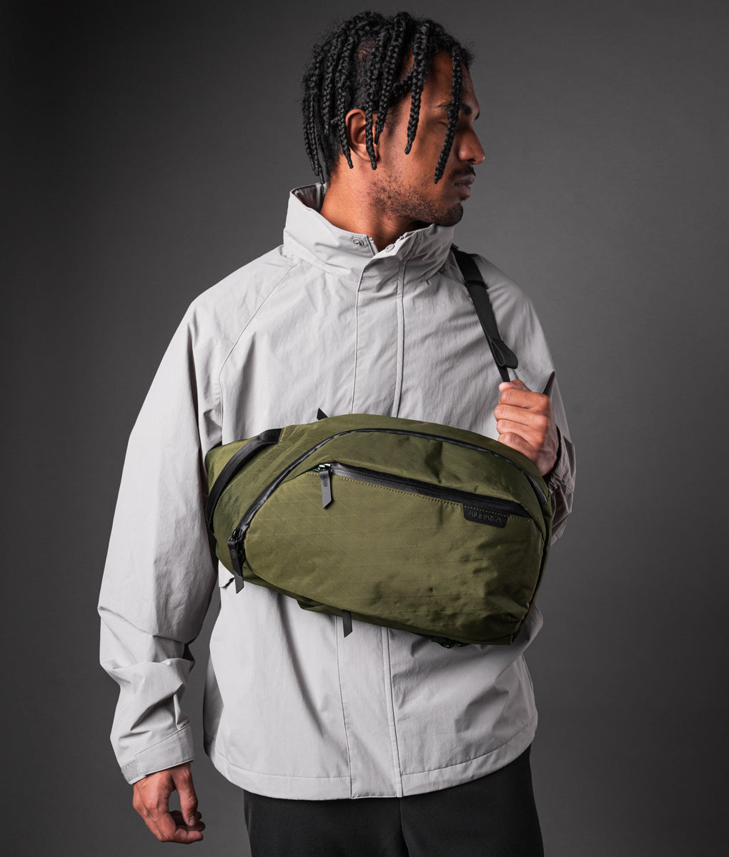 ALPAKA // Metro Crossbody - Left Shoulder - Olive Green X-Pac X42