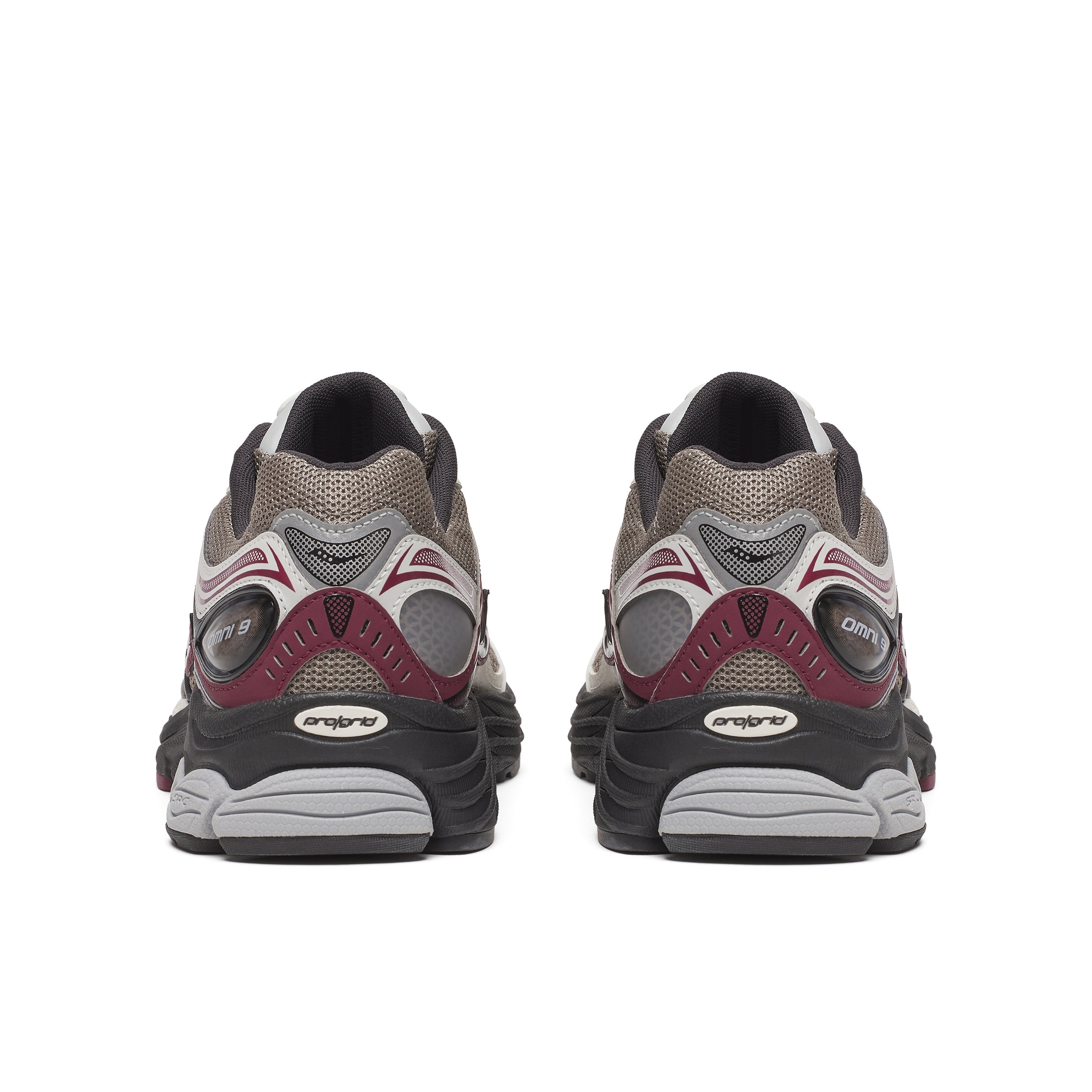 Saucony // progrid omni 9 - Tan / Maroon