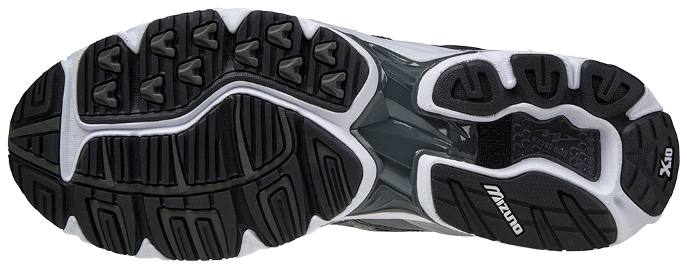 Mizuno // Wave Rider 10 - White Silver Black