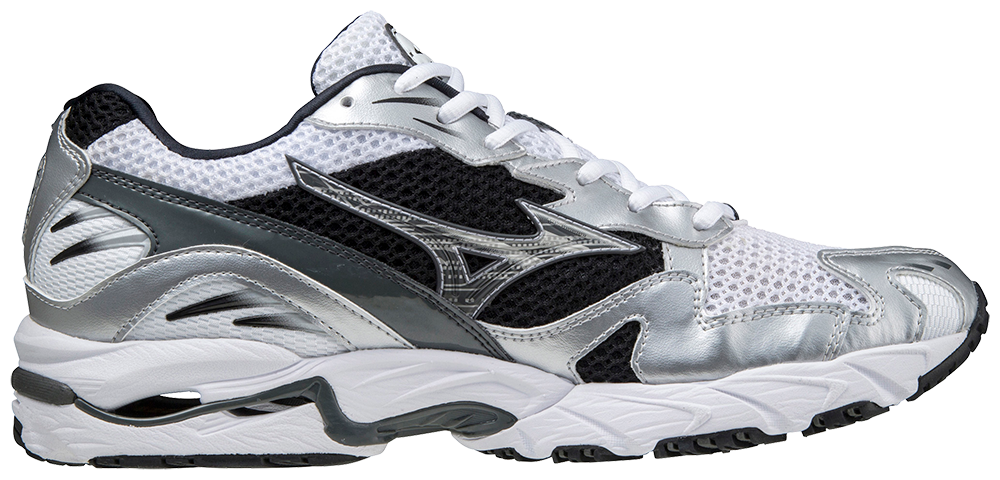 Mizuno // Wave Rider 10 - White Silver Black