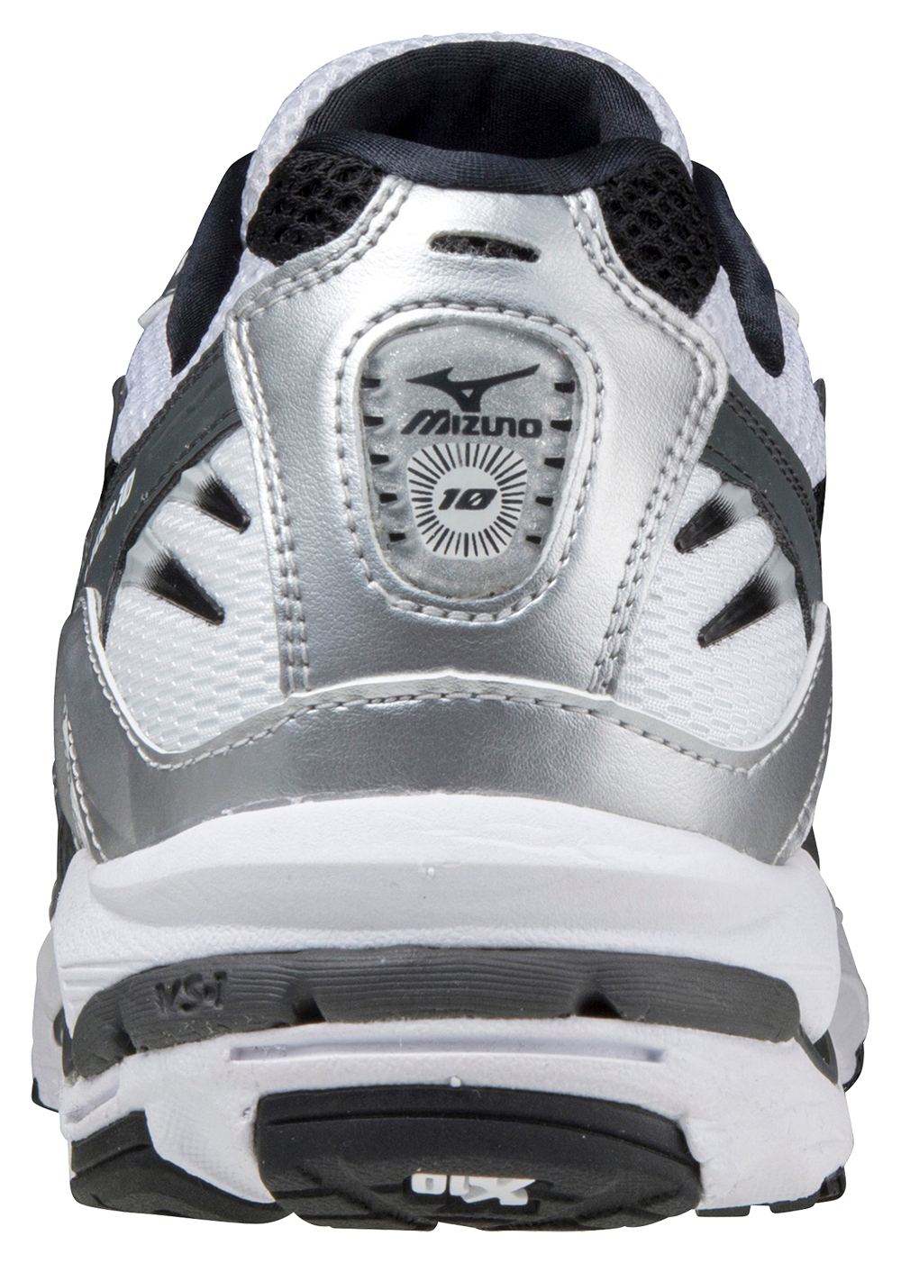 Mizuno // Wave Rider 10 - White Silver Black
