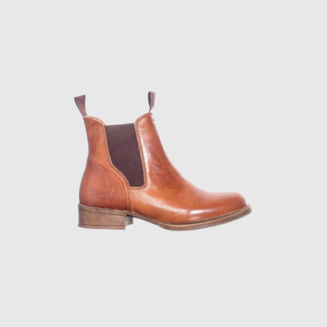 Ten Points // 60006-Pandora Chelsea Boots Cognac –