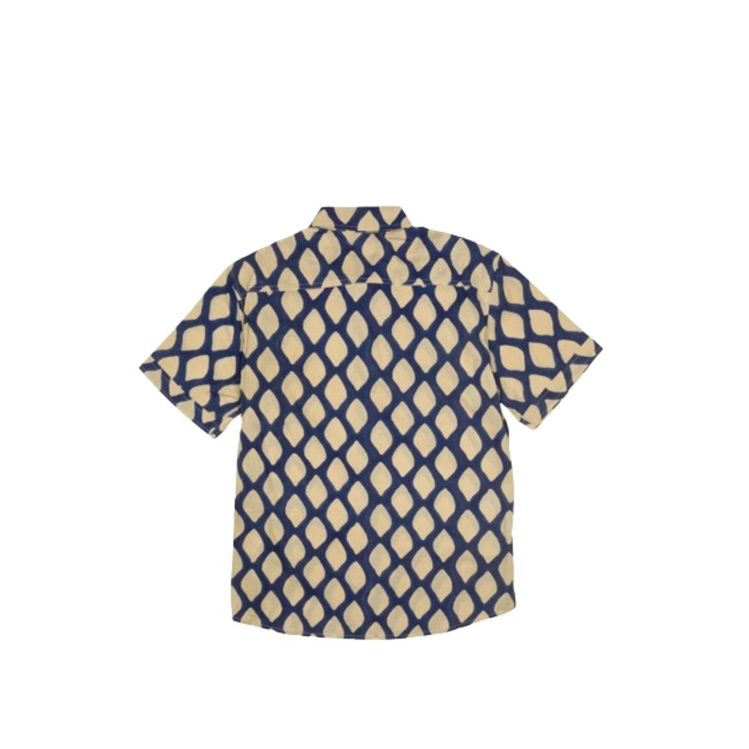 Otherwise // Perez Hand-Printed Shirt - Blue