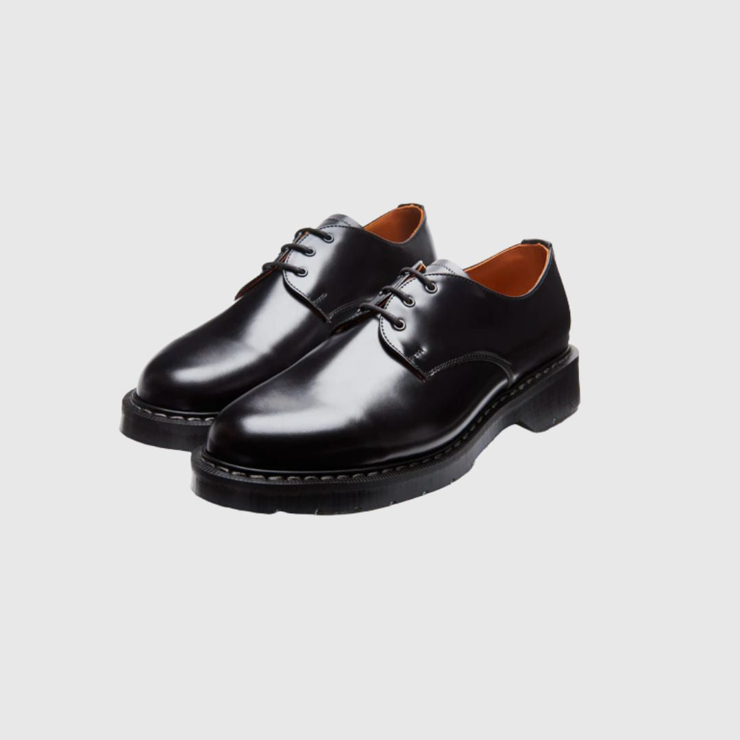 Solovair // S-3-995-BK-G Black Hi-Shine –