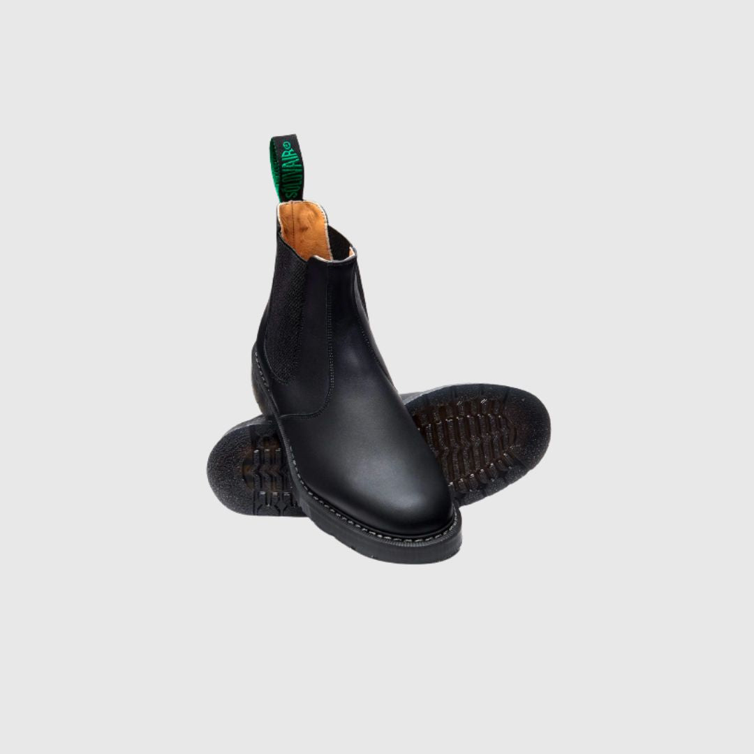 Solovair // S0-900-BG-G - Men - Black Greasy