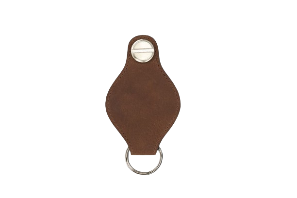 Garzini // Lusso AirTag Key Holder - Brushed Brown