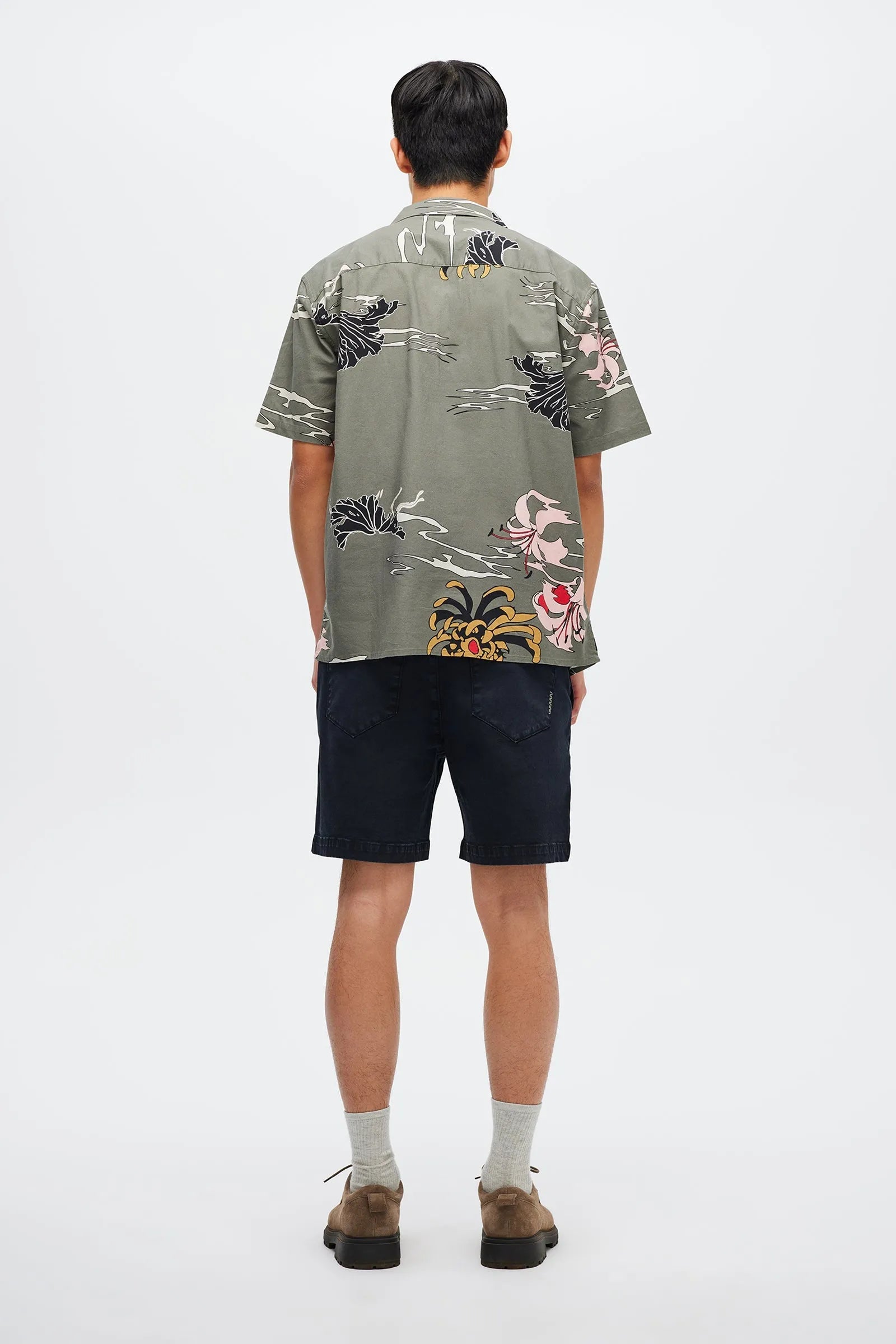 Neuw // Sativa Print SS Shirt -  Military