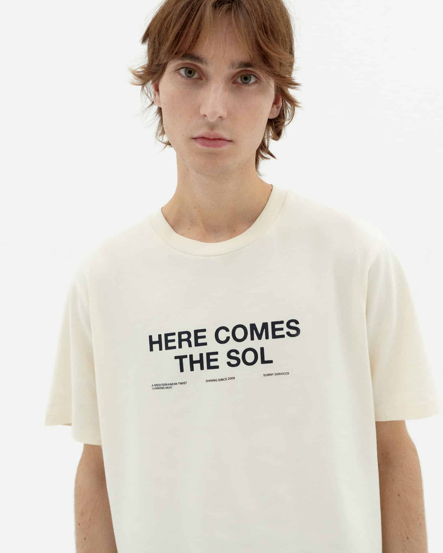 Thinking MU // Classic Sol Zach Tee - White