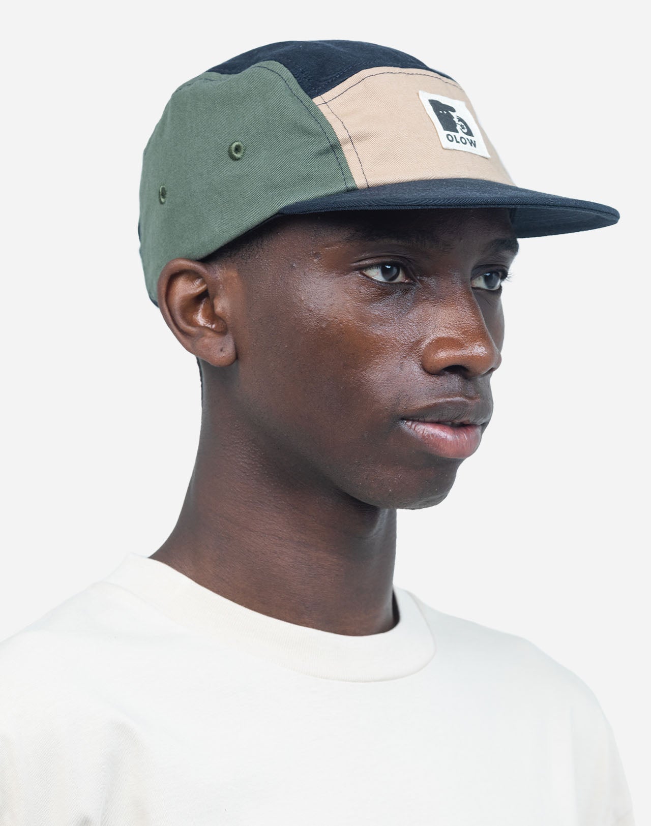 Olow //  5 Panel Cap - Tricolour