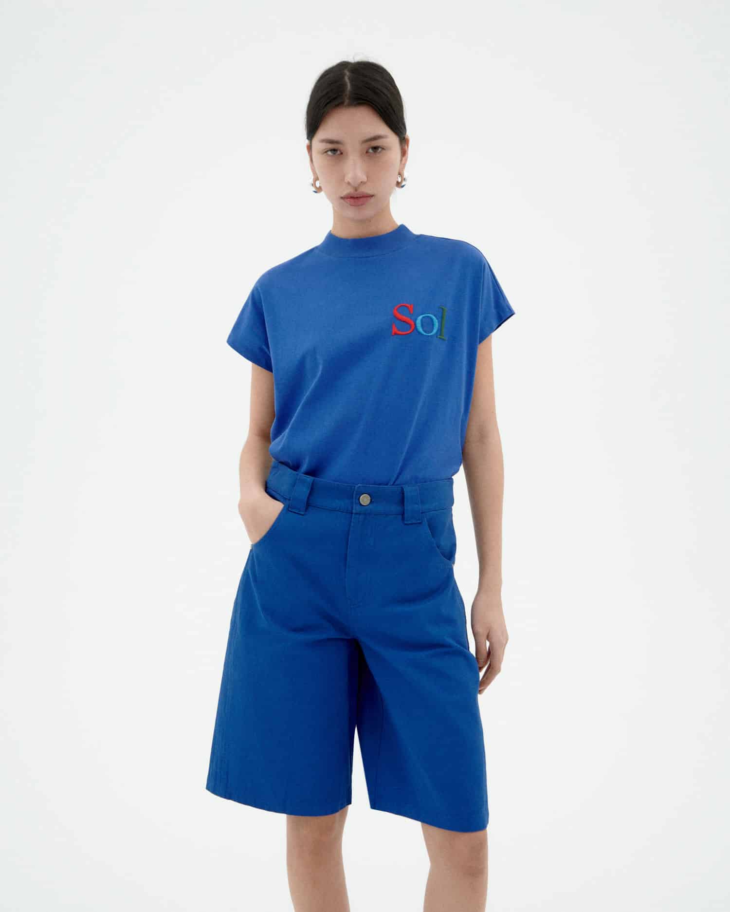 Thinking MU // Volta Tee Sol Type - Indigo