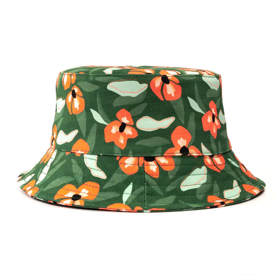 Le Chapoté // Bucket Hat - Orange Flower
