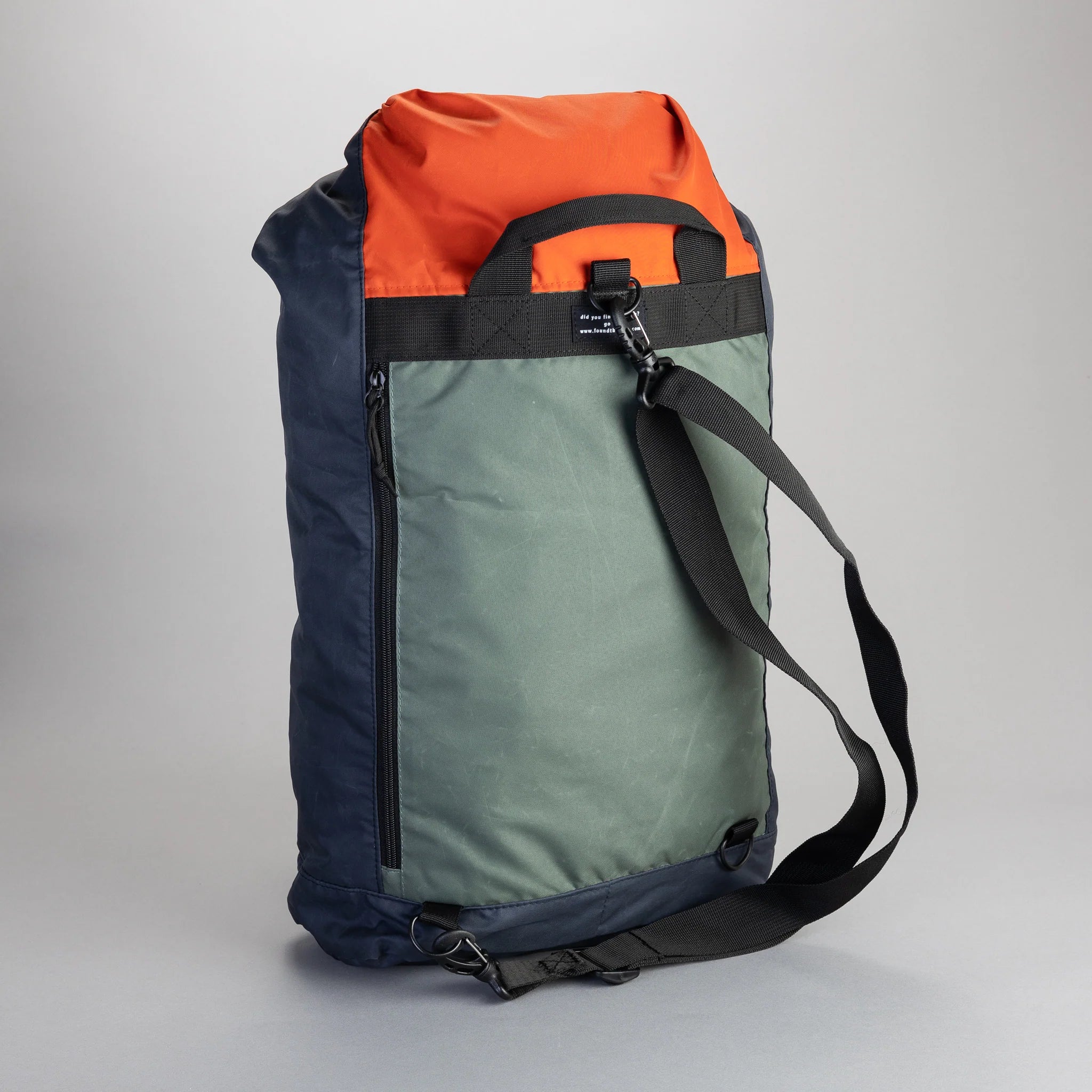 Property Of // Carlos Foldable Duffle - Green/Navy/Orange