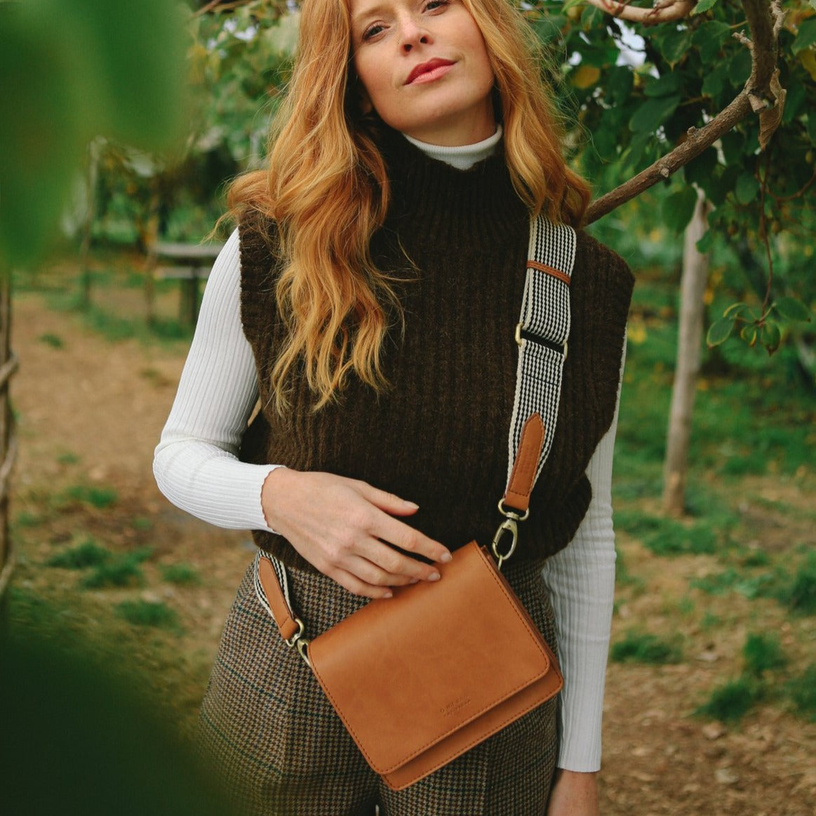 O My Bag // Audrey Mini Bag - Cognac (Apple Leather)